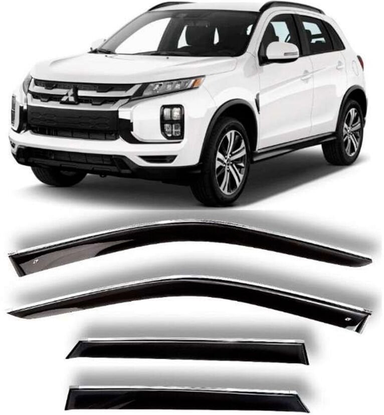 Mitsubishi ASX 2010-2017 OEM Cam Rüzgarlığı / Krom