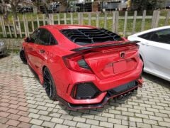 Honda Civic Fc5 Uyumlu Yedek Parça 2016-2020 Turbo SI Spoiler Işıklı (Boyasız)