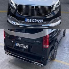 Mercedes Vito New GLS Maybach Body Kit Seti Kromlu Model