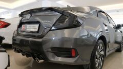 Honda Civic Fc5 Uyumlu Yedek Parça 2016-2020 Difüzör Çift Egzoz Piano Black