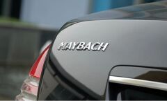 Mercedes Maybach Kaput ve Bagaj Logo Seti