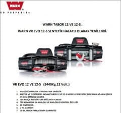 Warn Evo Sentetik Halatlı 12LB Vinç