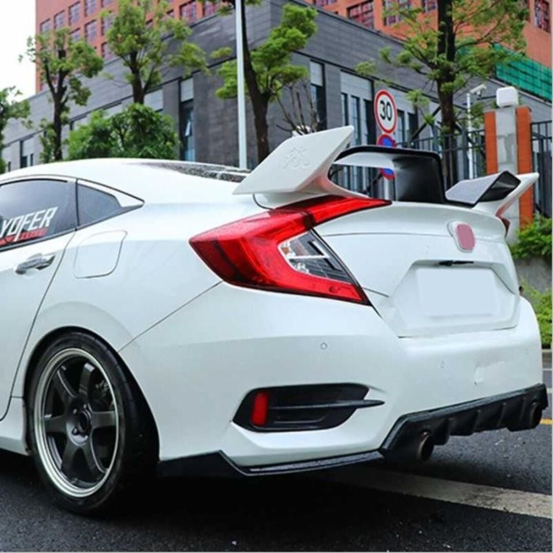 Honda Civic Uyumlu Yedek Parça FC5 2016-20220 İçin Uyumlu Bagaj Üstü M Model Spoiler