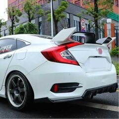 Honda Civic Uyumlu Yedek Parça FC5 2016-20220 İçin Uyumlu Bagaj Üstü M Model Spoiler