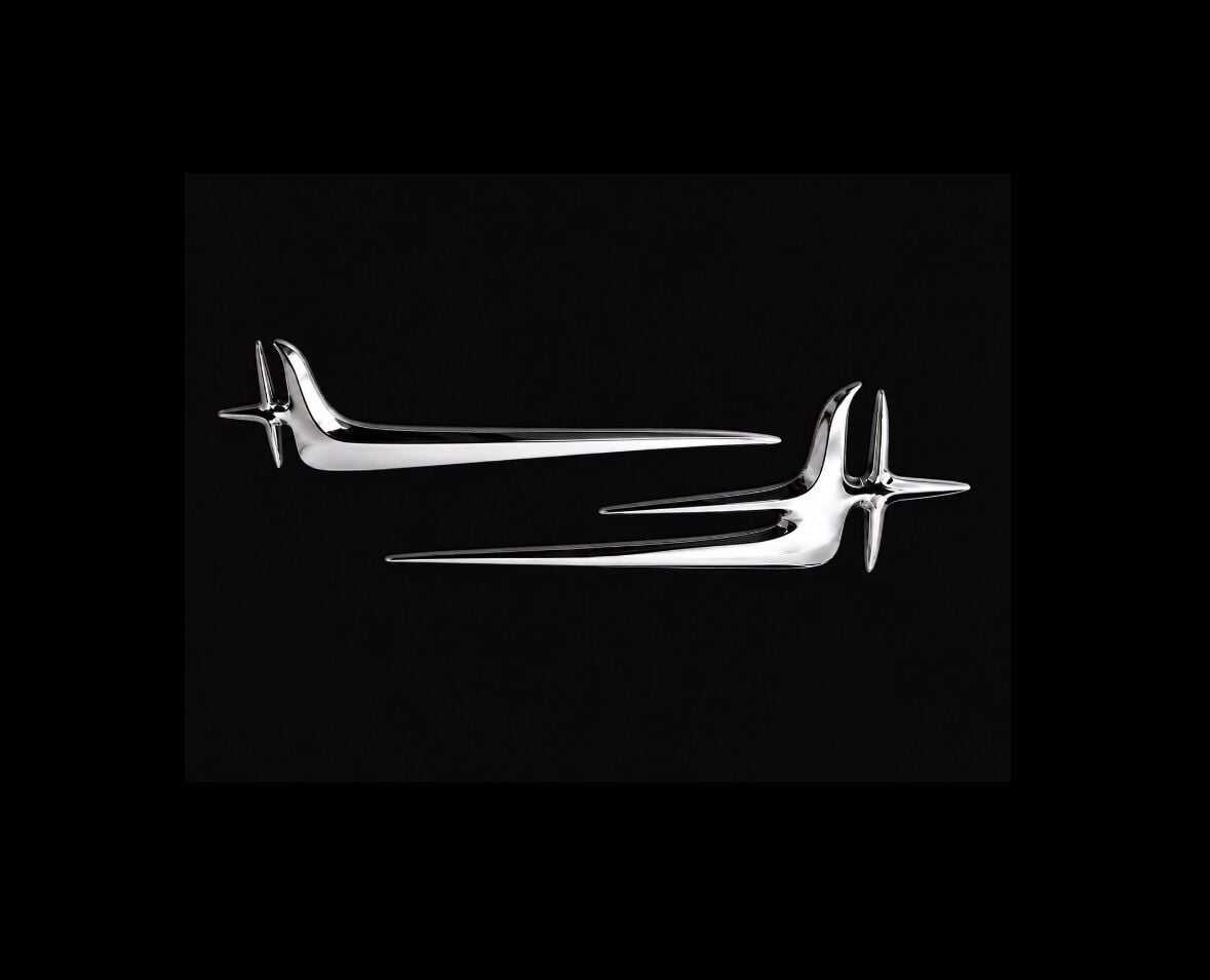 Mercedes Uyumlu Yedek Parça Çamurluk Logosu Silver