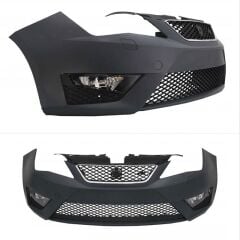 Seat İbiza 2012-2018 Uyumlu Yedek Parça FR Ön Tampon Full Set (Sis Farları Dahil)