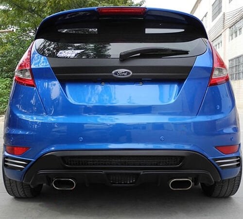 Ford Fiesta 2008+ Uyumlu Yedek Parça  Izgaraları Parlak Siyah Difüzör Plastik