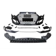 Audi A3 2016-2020 RS3 Uyumlu Yedek Parça Ön Tampon Panjur Seti Hatchback Makyajlı Kasa