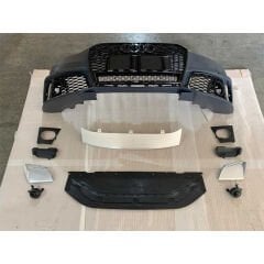 Audi A6 RS6 2015-2018  Uyumlu Yedek Parça Ön Tampon Set Krom Çerçeve