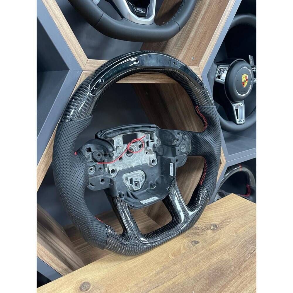 Range Rover 2014 Uyumlu Yedek Parça Ledli Carbon Direksiyon