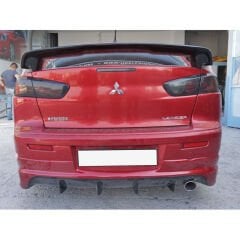Mitsubishi Lancer Evo Arka Tampon Eki Fiber Boyalı