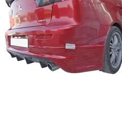 Mitsubishi Lancer Evo Arka Tampon Eki Fiber Boyalı