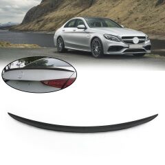 Mercedes W206 C Serisi 2021+ Uyumlu Yedek Parça AMG Spoiler Fiber Boyasız