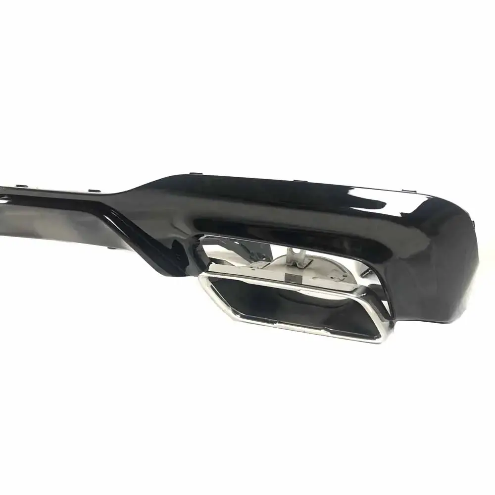 Bmw F44 2.35 Dizayn Arka Difüzör + Egzoz Uçları (pianoblack-ithal)