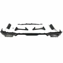 Bmw F44 2.35 Dizayn Arka Difüzör + Egzoz Uçları (pianoblack-ithal)