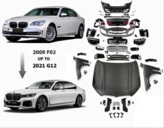 F01 7 Serisi (13-15) Makyajlı Kasa İçin G12 Facelift Body Kit(Xenon Farlı Model İçin)