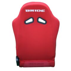 Bride Ayarlanabilir Yanları Deri Kırmızı Spor Yarış Koltuğu