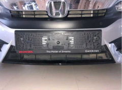Honda Civic Fc5 2016-2020 Uyumlu Yedek Parça Ön Tampon Alt Çıtası Black 2 Parça