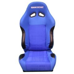 Bride Ayarlanabilir Yanları Deri Mavi Spor Yarış Koltuğu