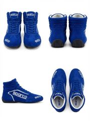 Sparco Profesyonel Süet Yarış Ayakkabısı - Kraliyet Mavisi 44 Numara