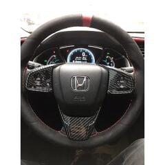 Honda Civic Fc5 Uyumlu Yedek Parça 2016-2020 Direksyon Kaplama Karbon Full Set