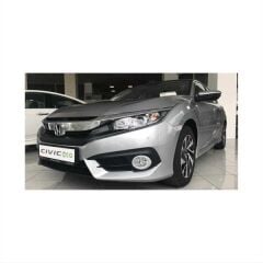 Honda Civic Fc5 2016-2020 Uyumlu Yedek Parça Oval Sis Kaplaması Silver