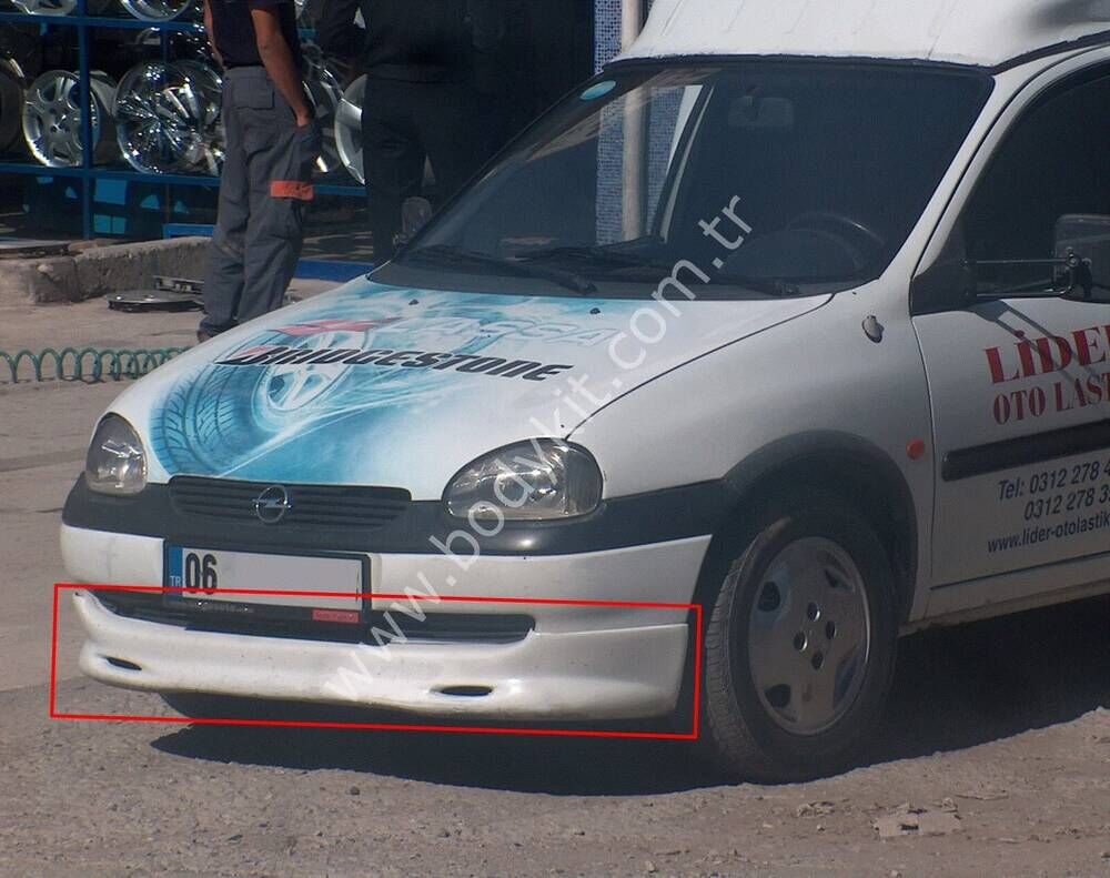 Opel Combo B Uyumlu Yedek Parça Ön Tampon Eki