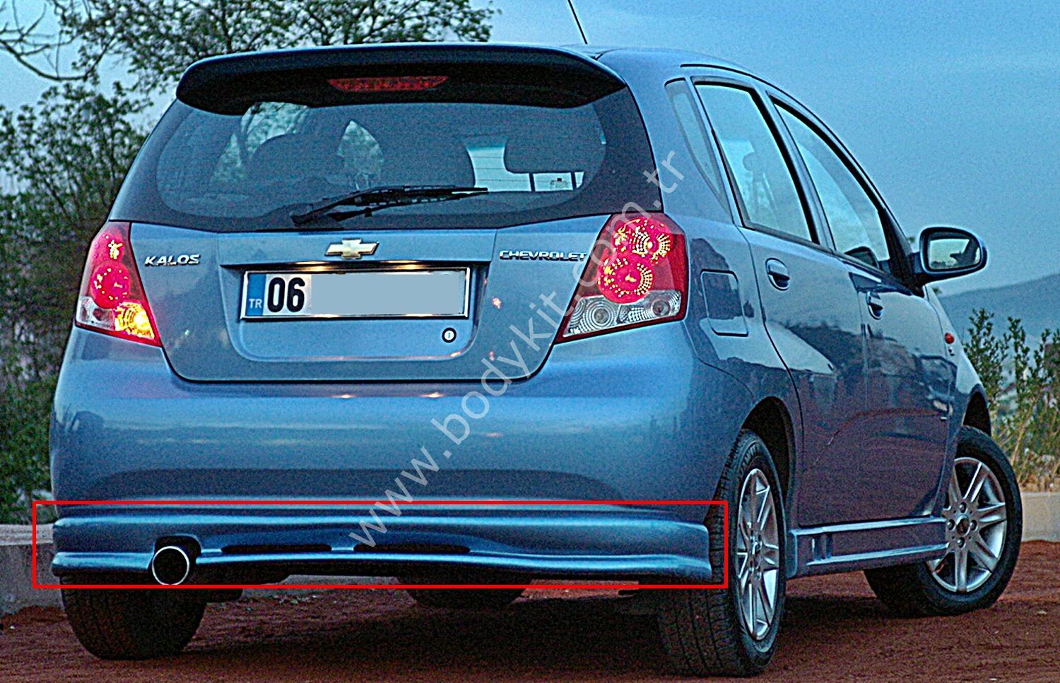 Chevrolet Kalos Uyumlu Yedek Parça HB Arka Tampon Eki