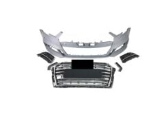 Audi A3 S3  Uyumlu Yedek Parça Ön Tampon 2016-2020- Hatchback (8v Makyajlı Kasa)