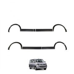 Volkswagen Transporter T5 Uyumlu Yedek Parça Kısa Şasi 2003 - 2009 Çamurluk ve Kapı Dodikleri Set 11 Parça Sağ Sürgü