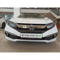 Honda Civic Fc5 2019-2021 Uyumlu Yedek Parça Ön Sis Kaşı Kaplaması Nikelaj (makyajlı Kasa)