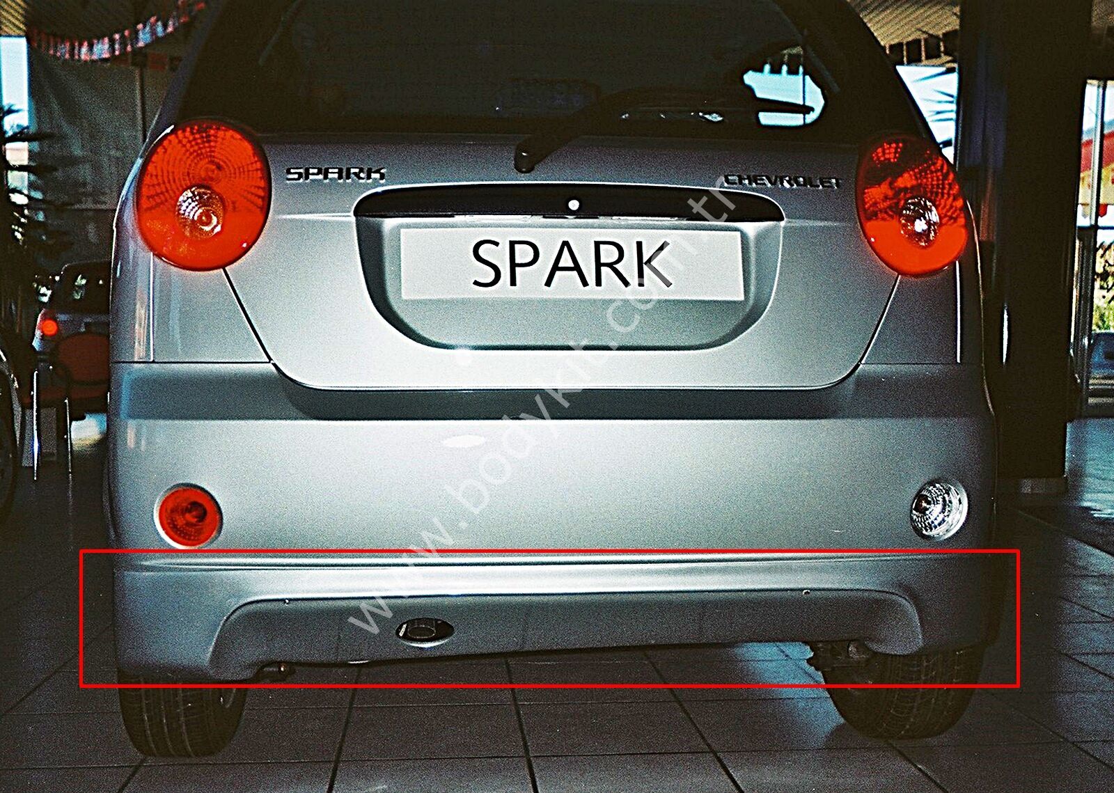 Chevrolet Spark Uyumlu Yedek Parça Arka Tampon Eki