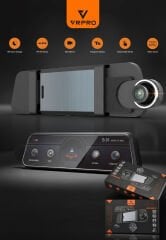 VRLens 2 Kameralı 10'' Touch Screen-Adas+Bsd-4k+2k-Loop Recording-Wifi-G Sensor