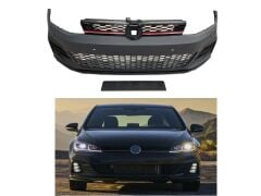 Volkswagen Golf 7,5 2017-2020 Uyumlu Yedek Parça Gti Ön Tampon Ve Panjur Seti