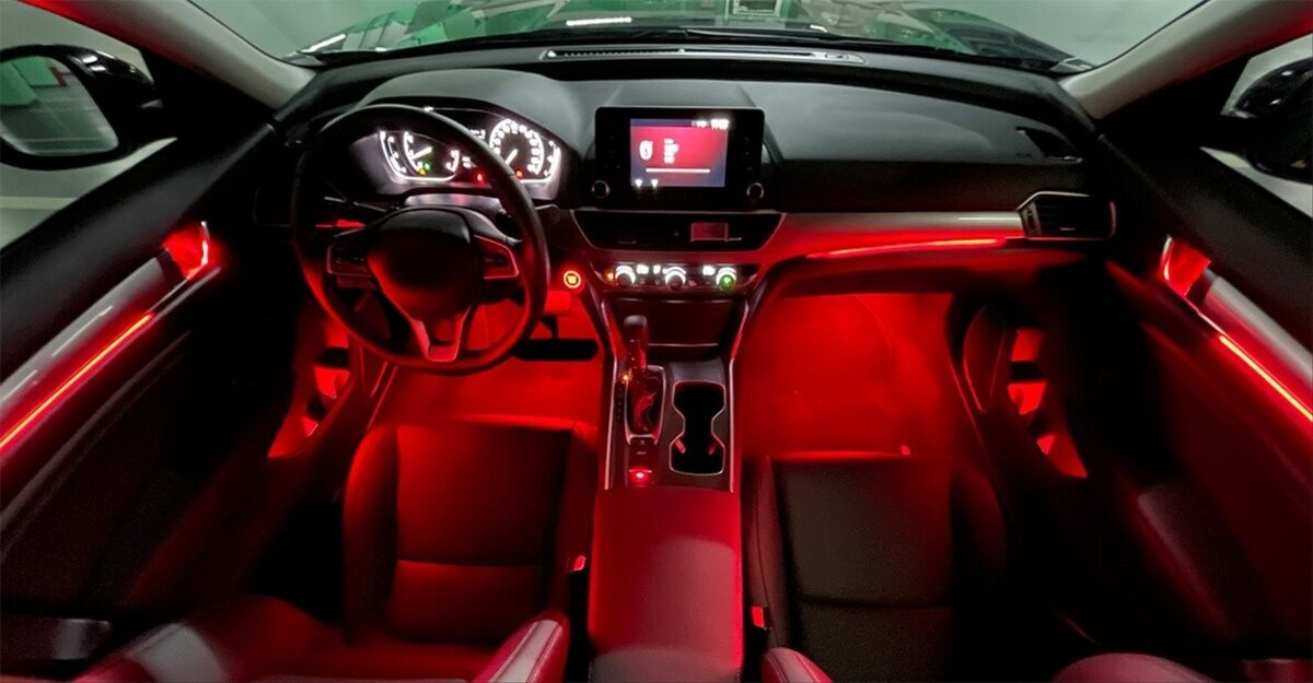 Honda Accord 2020+ Için Uyumlu Ambians Aydınlatma Ve Twetter Set- 64 Renk