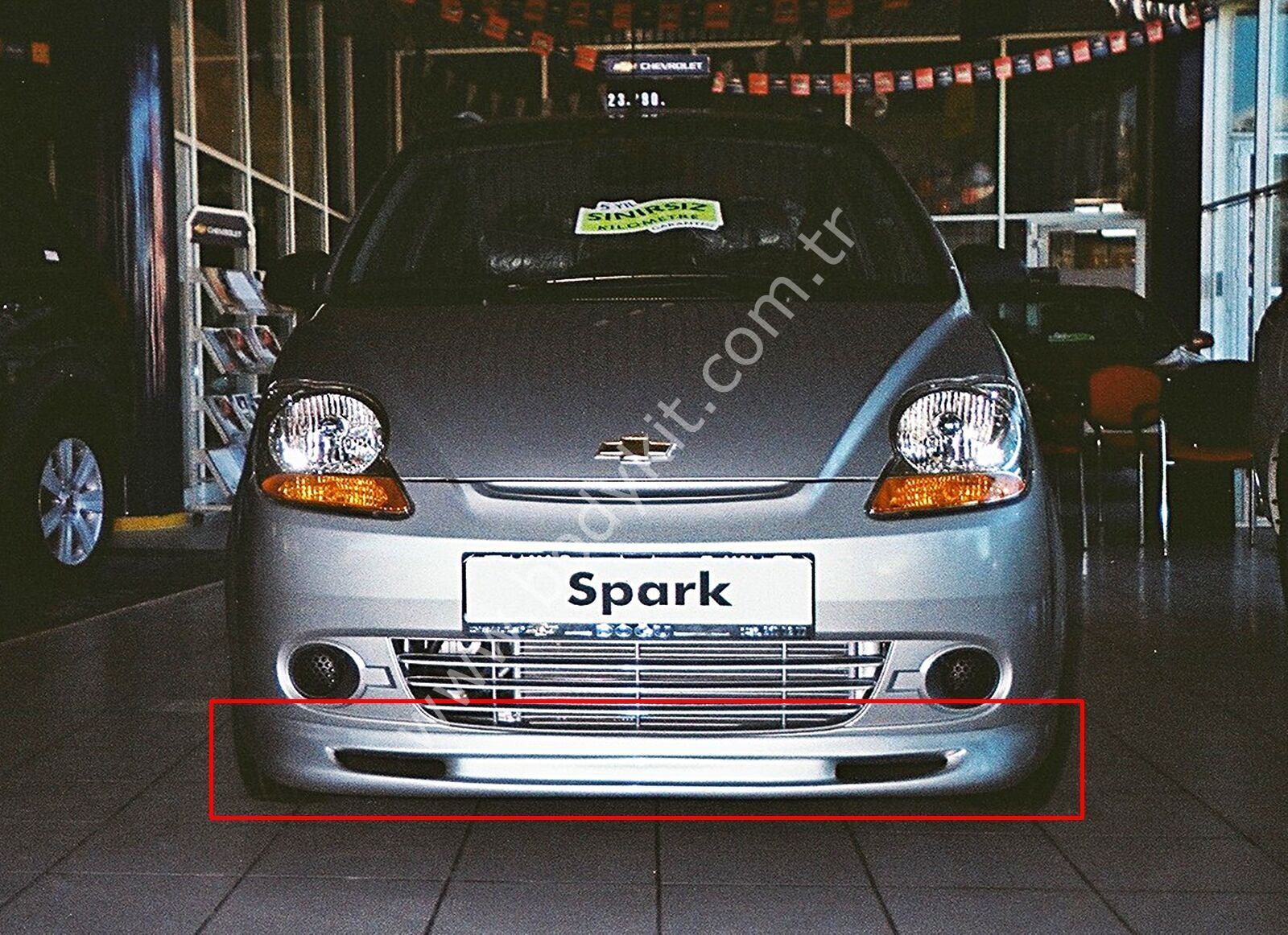 Chevrolet Spark Uyumlu Yedek Parça Ön Tampon Eki