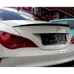 Mercedes W117 CLA 2013-2019 Uyumlu Yedek Parça Spoiler Parlak Siyah