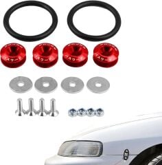 Jdm Renkli Tampon Tutucu Lastik Kırmızı