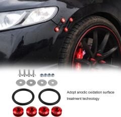 Jdm Renkli Tampon Tutucu Lastik Kırmızı