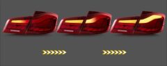 Bmw 5 Serisi F10 Uyumlu Yedek Parça Dragon Led Stop - Kırmızı