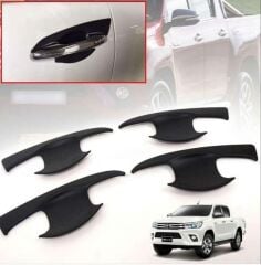Toyota Hilux 2016+ Uyumlu Yedek Parça Dış Kapı Kolu İç Kaplama ABS Siyah Parça