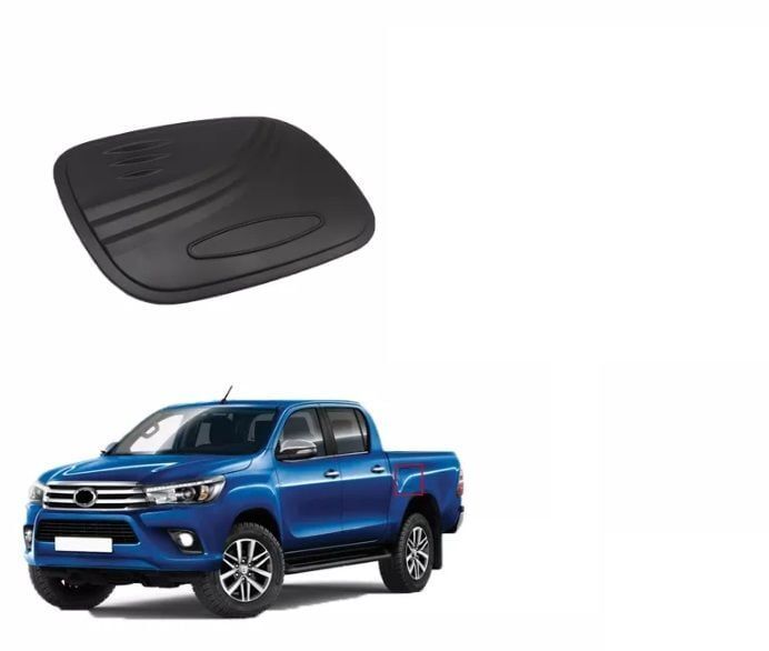 Toyota Hilux Uyumlu Yedek Parça Depo Kapağı Siyah ABS 2016 Sonrası