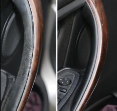 Bmw 3 Serisi F30 Uyumlu Yedek Parça Kolçak Kaplama (İç) - Piano Black