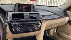 Bmw 3 Serisi F30 Uyumlu Yedek Parça Göğüslük Ve Menfez Kaplama Seti - Piano Black