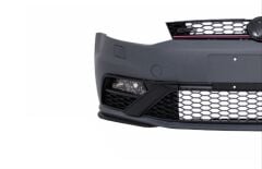 Volkswagen Polo Uyumlu Yedek Parça  6R/6C (2010-2017) Kasa İçin Uyumlu Makyajlı Gti Ön Tampon Ve Panjur Seti (Makyajlı)
