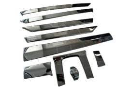 Honda Civic Fc5 Uyumlu Yedek Parça 2016-2020 İç Konsol Kaplaması Füme 9 Parça