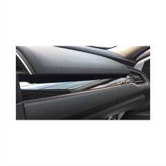 Honda Civic Fc5 Uyumlu Yedek Parça 2016-2020 İç Konsol Kaplaması Füme 9 Parça