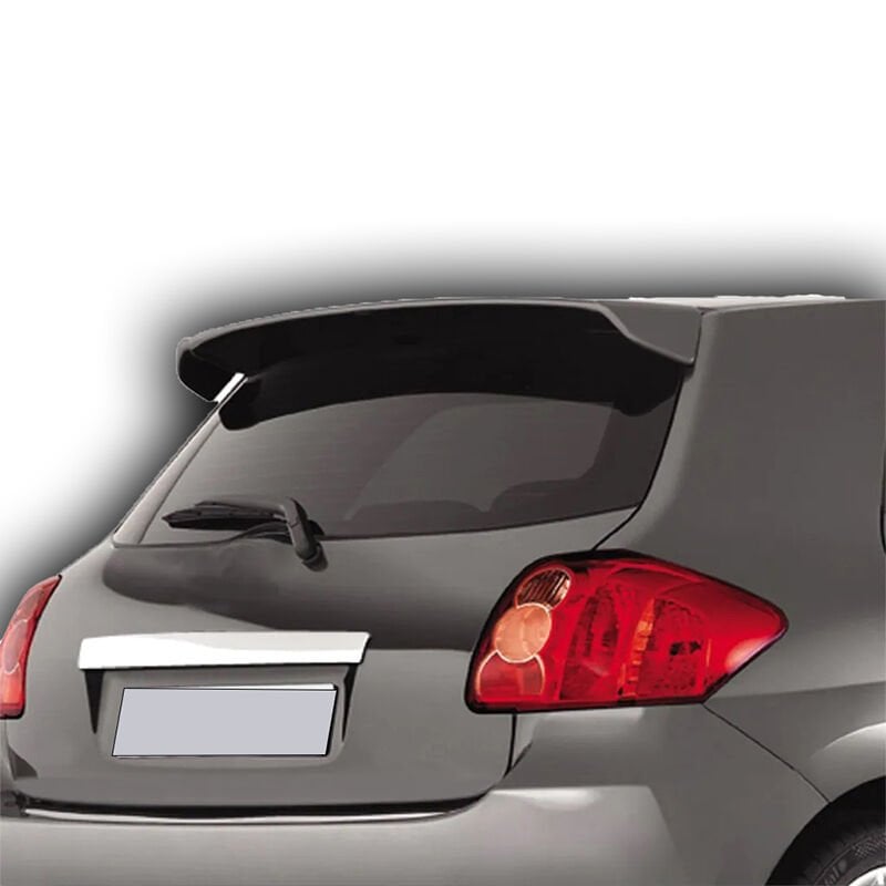 Toyota Auris 2006-2012 Uyumlu Yedek Parça Spoiler Boyasız Fiber