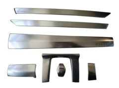 Honda Civic Fc5 Uyumlu Yedek Parça 2016-2020 İç Kaplama Set Silver 7 Parça