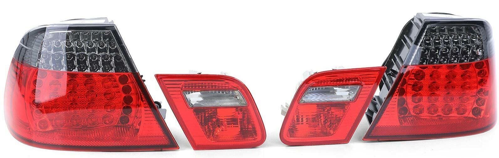 Bmw E46 Coupe LCI 03-05 Ledli Stop Kırmızı Beyaz